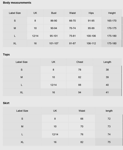 Women's Fashion Solid Color Crop Top and Printed Split Drawstring Midi Skirt Two-Piece Set